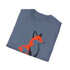 Fox Tail Acoustic Guitar T-Shirt — Cozy Folk Music Tee