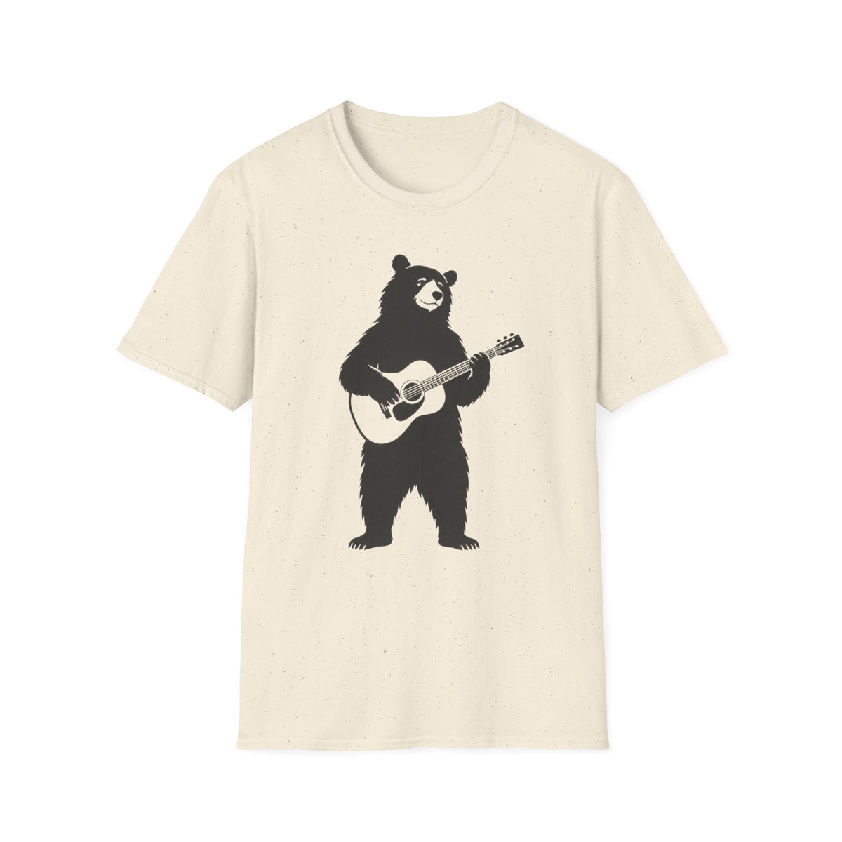 Guitar Bear T-Shirt — Playful Acoustic Bear Graphic Tee