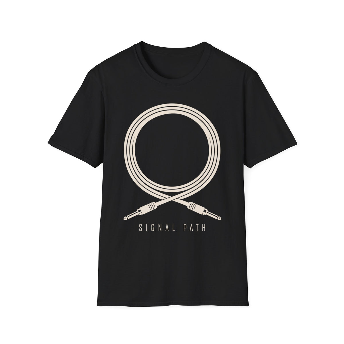 Signal Path T-Shirt — Guitar Cable Loop Tone Tee