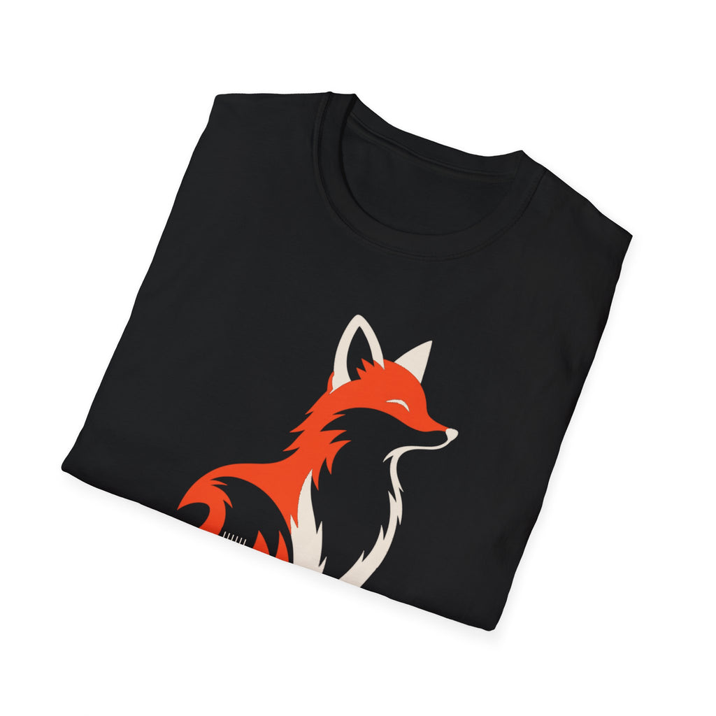 Fox Tail Acoustic Guitar T-Shirt — Cozy Folk Music Tee