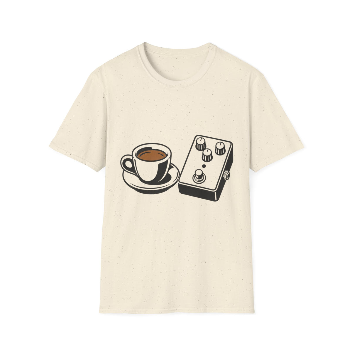 Espresso and Pedal T-Shirt — Coffee Cup Guitar Effects Tee
