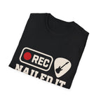 Nailed It On Take 47 T-Shirt — Recording Session Guitar Tee