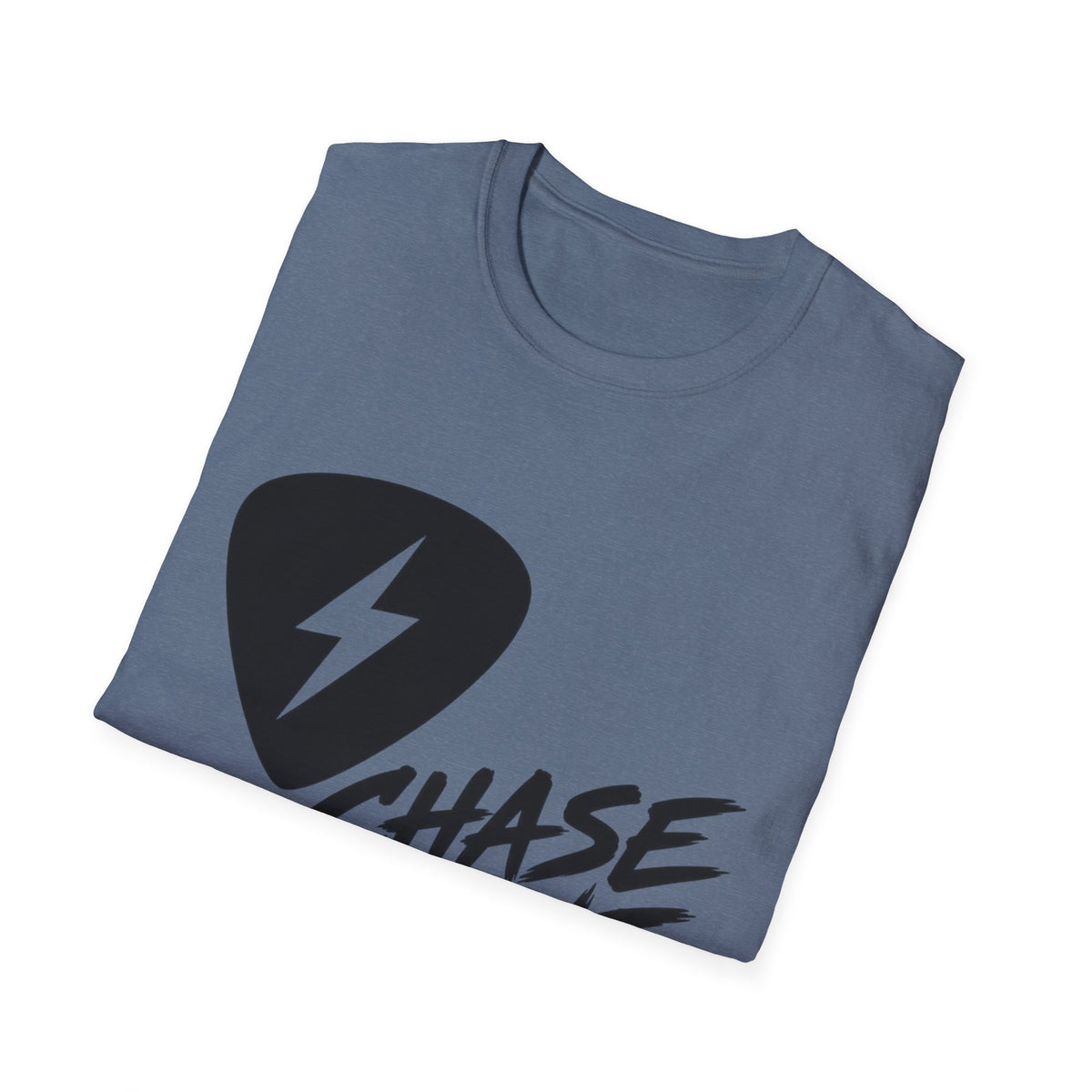 Chase Tone T-Shirt — Lightning Bolt Guitar Pick Tee