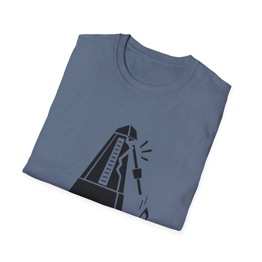 Timing Is A Social Construct T-Shirt — Cracked Metronome Tee