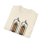 Glowing Tube Amp T-Shirt — Vacuum Tube Tone Tee for Guitarists