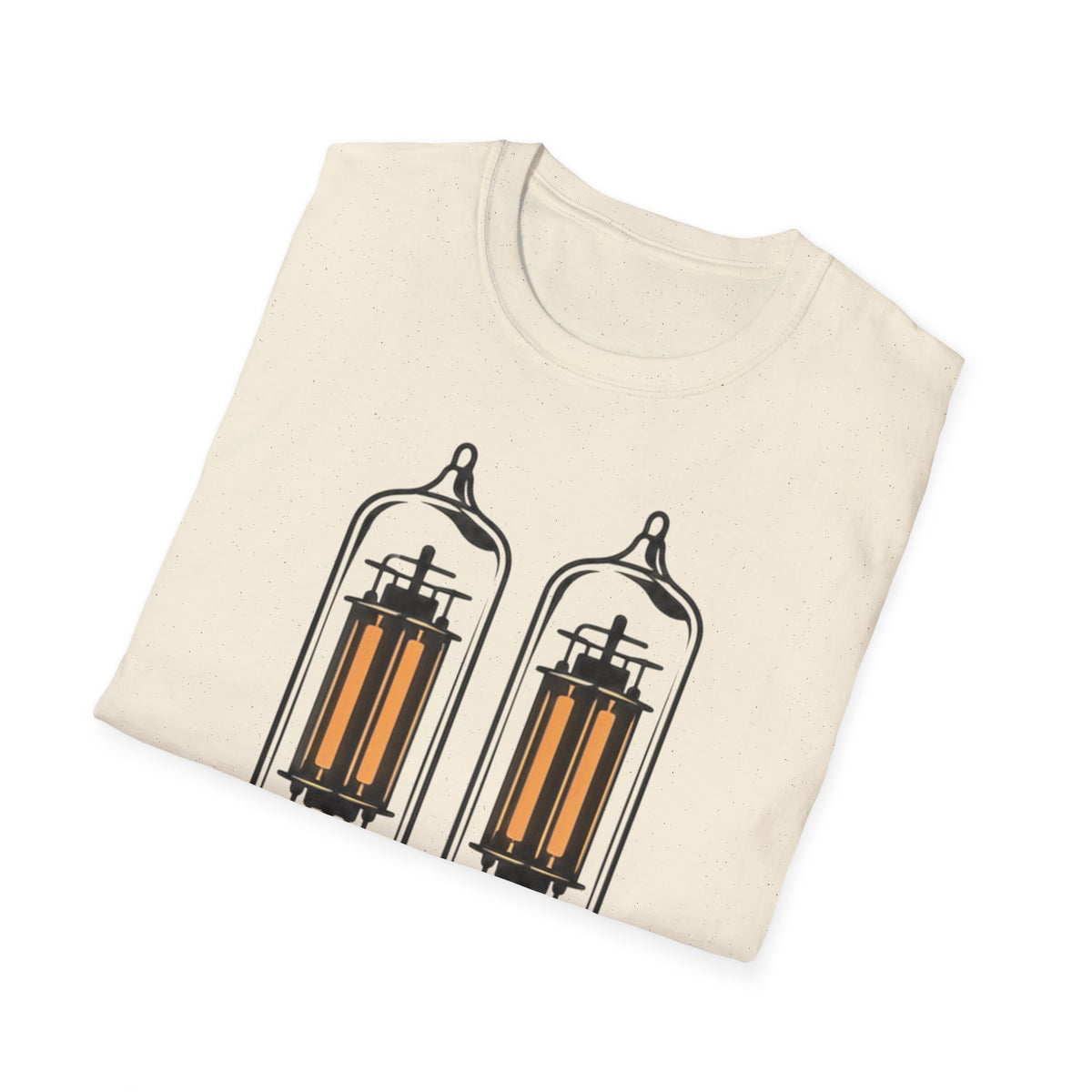 Glowing Tube Amp T-Shirt — Vacuum Tube Tone Tee for Guitarists