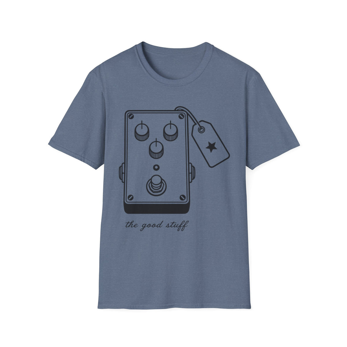 The Good Stuff T-Shirt — Boutique Guitar Pedal Price Tag Tee