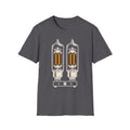 Glowing Tube Amp T-Shirt — Vacuum Tube Tone Tee for Guitarists