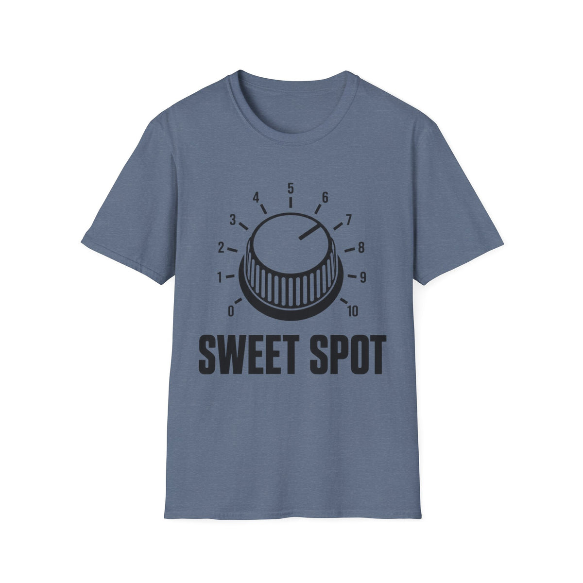 Sweet Spot T-Shirt — Numbered Amp Knob Guitar Tone Tee