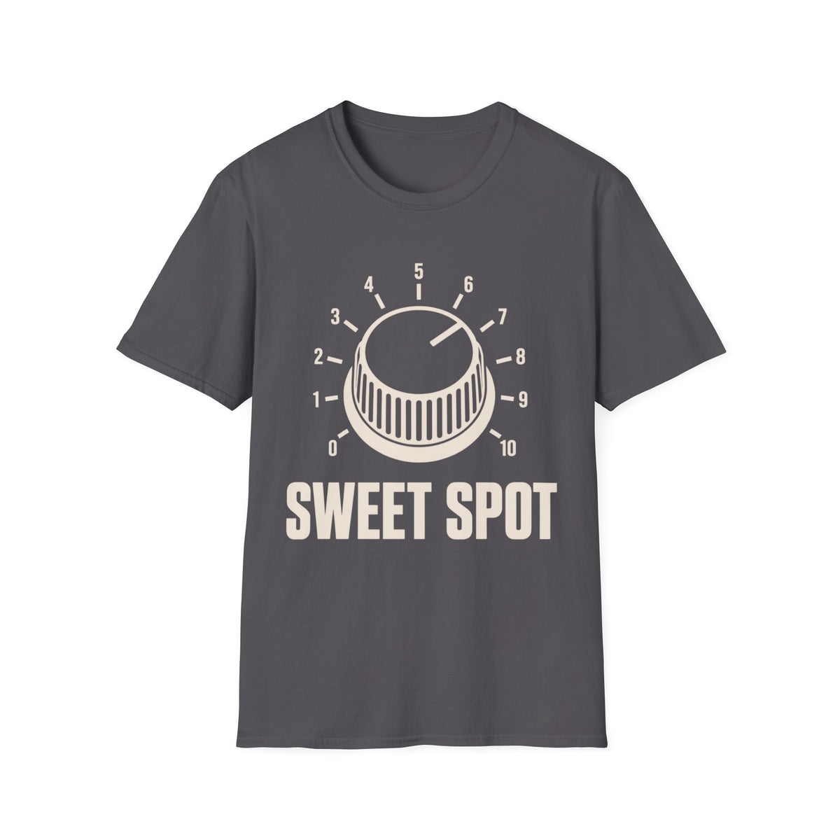 Sweet Spot T-Shirt — Numbered Amp Knob Guitar Tone Tee