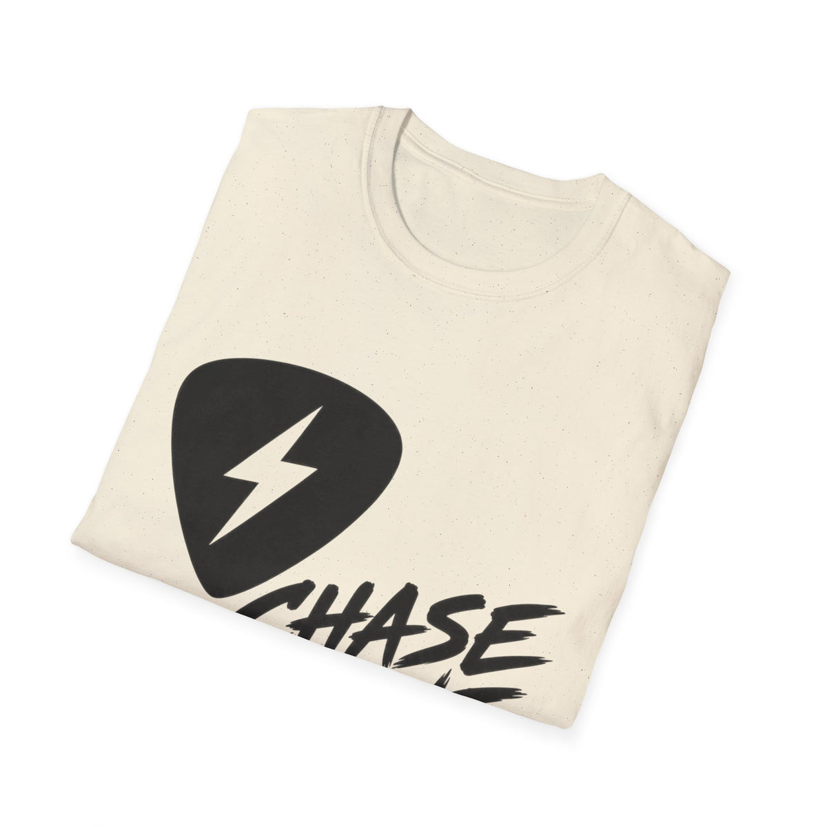 Chase Tone T-Shirt — Lightning Bolt Guitar Pick Tee