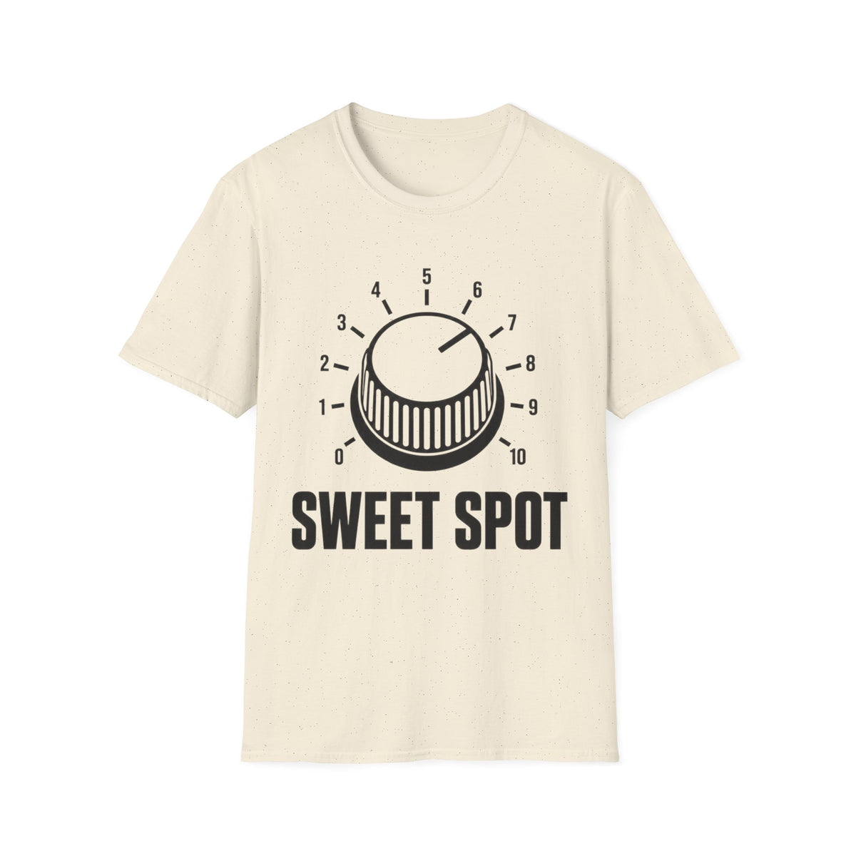 Sweet Spot T-Shirt — Numbered Amp Knob Guitar Tone Tee
