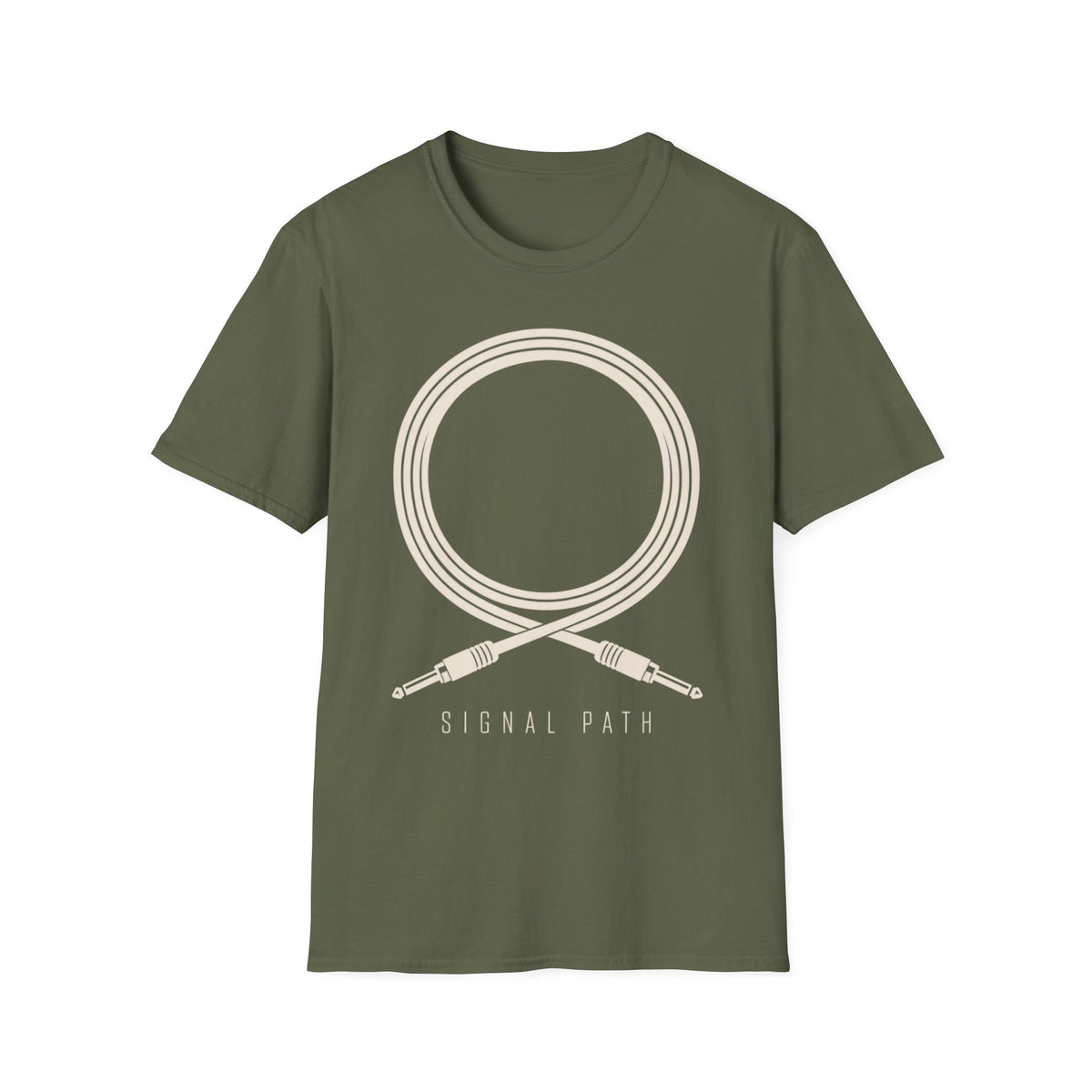 Signal Path T-Shirt — Guitar Cable Loop Tone Tee