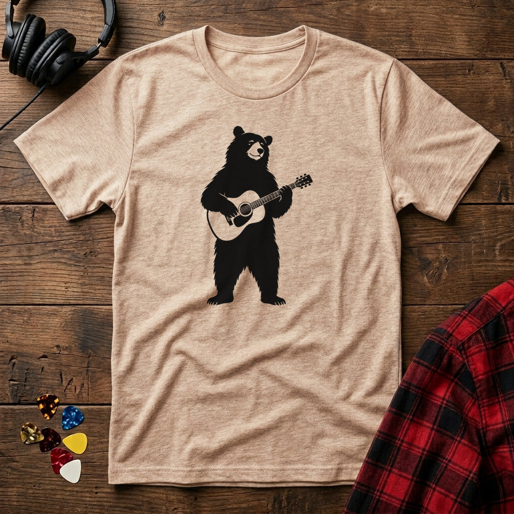 Guitar Bear T-Shirt - Natural