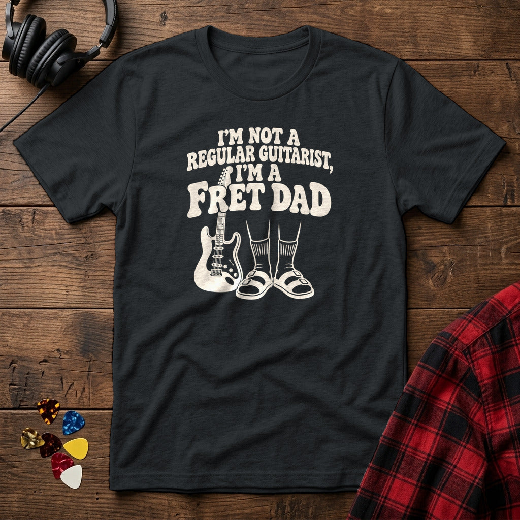 Fret Dad T-Shirt - Black