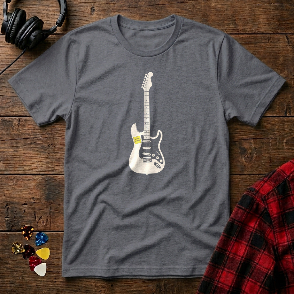 After Chores Guitar T-Shirt - Charcoal