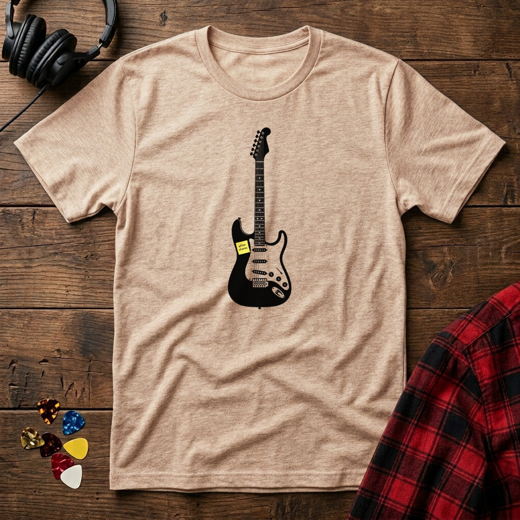 After Chores Guitar T-Shirt - Natural