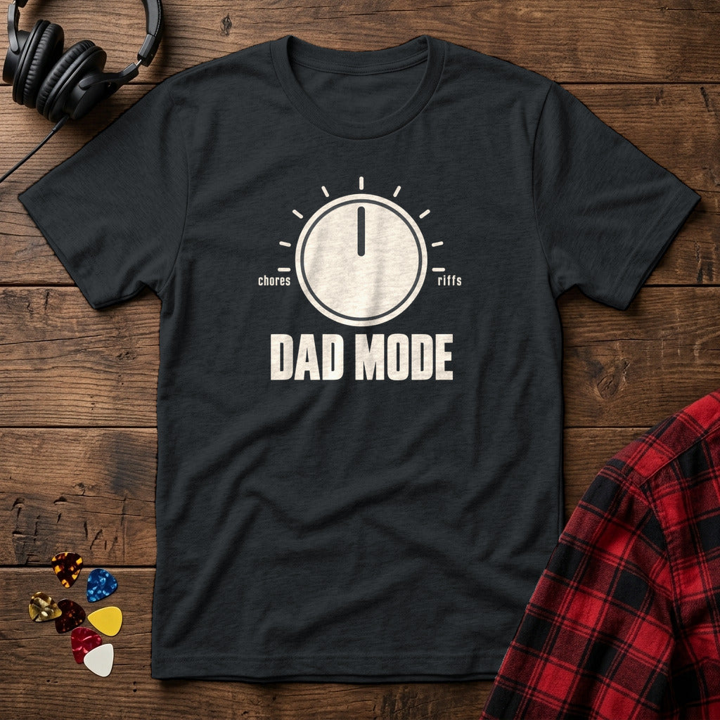Dad Mode Knob T-Shirt - Black