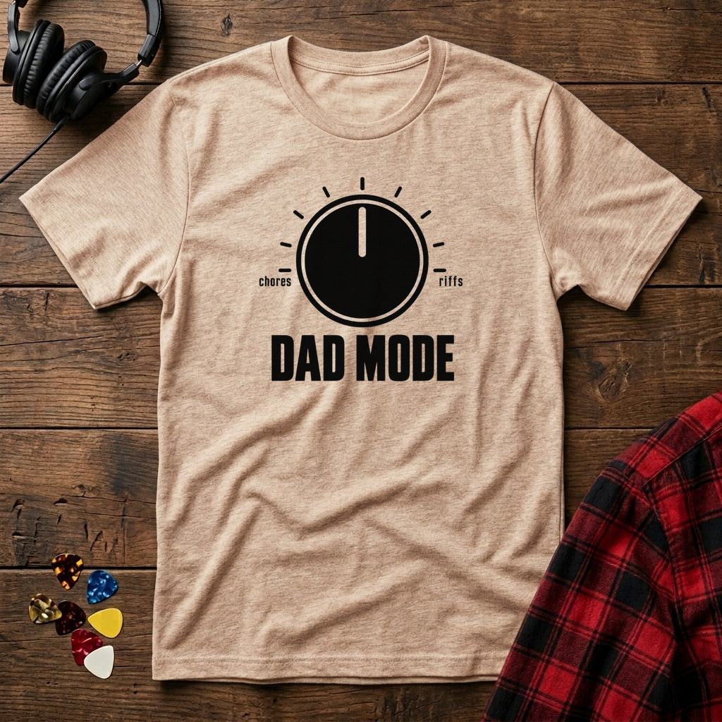 Dad Mode Knob T-Shirt - Natural