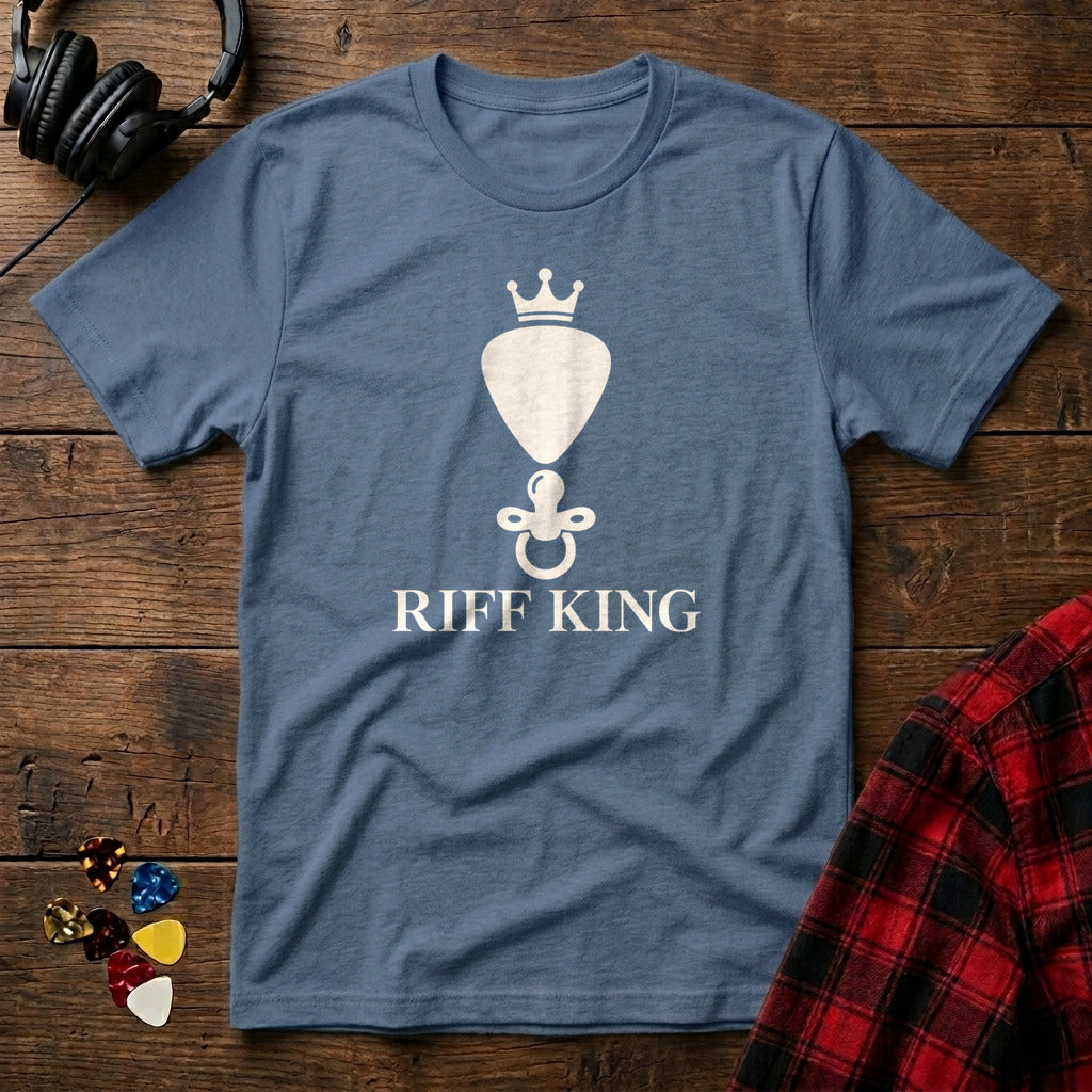 Riff King T-Shirt - Heather Indigo
