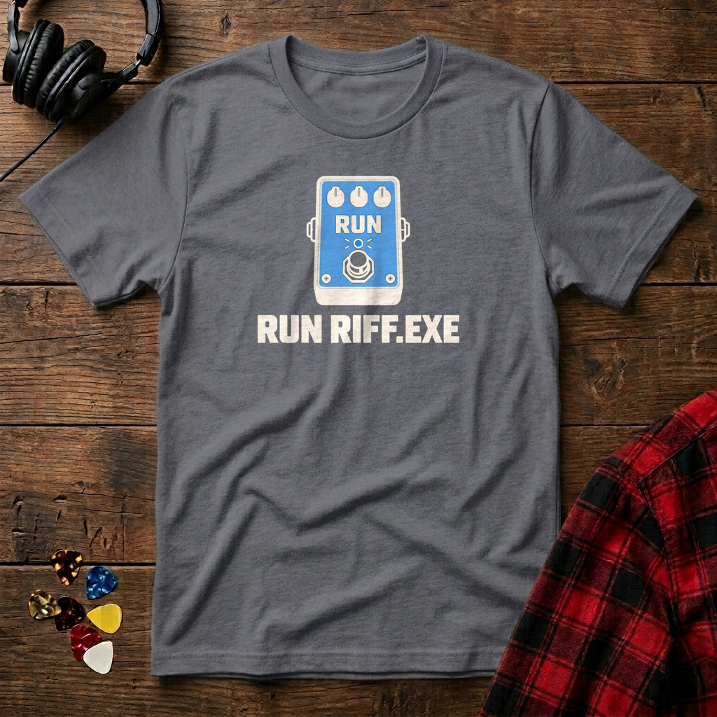Run Riff.exe T-Shirt - Charcoal