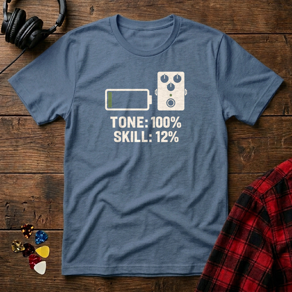 Tone 100% Skill 12% T-Shirt - Heather Indigo