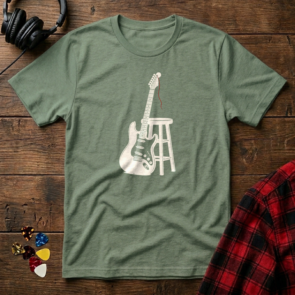 Waiting For Strings T-Shirt - Military Green