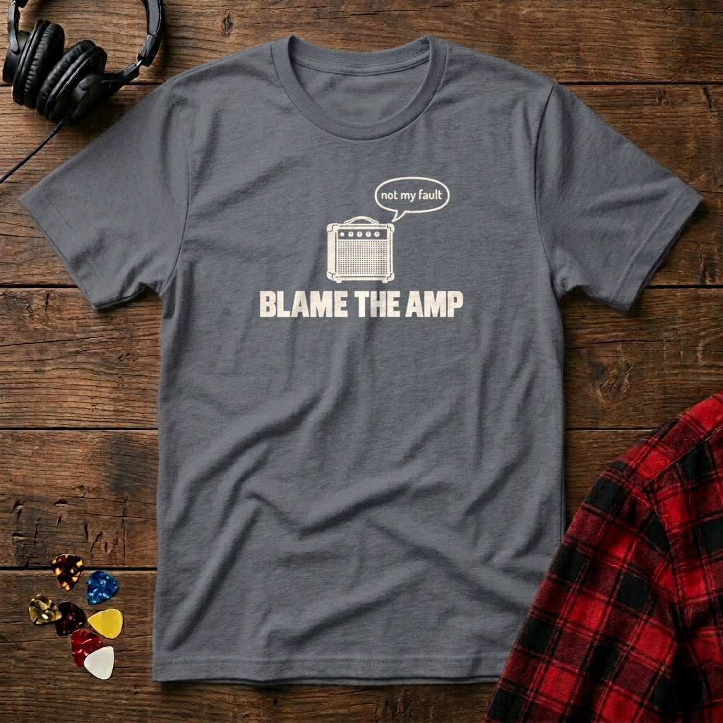 Blame The Amp T-Shirt - Charcoal