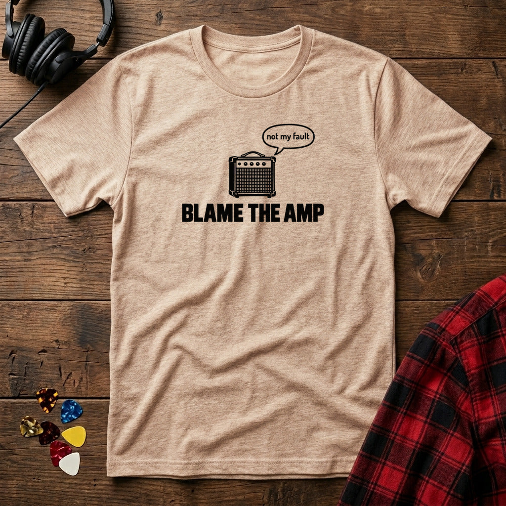 Blame The Amp T-Shirt - Natural