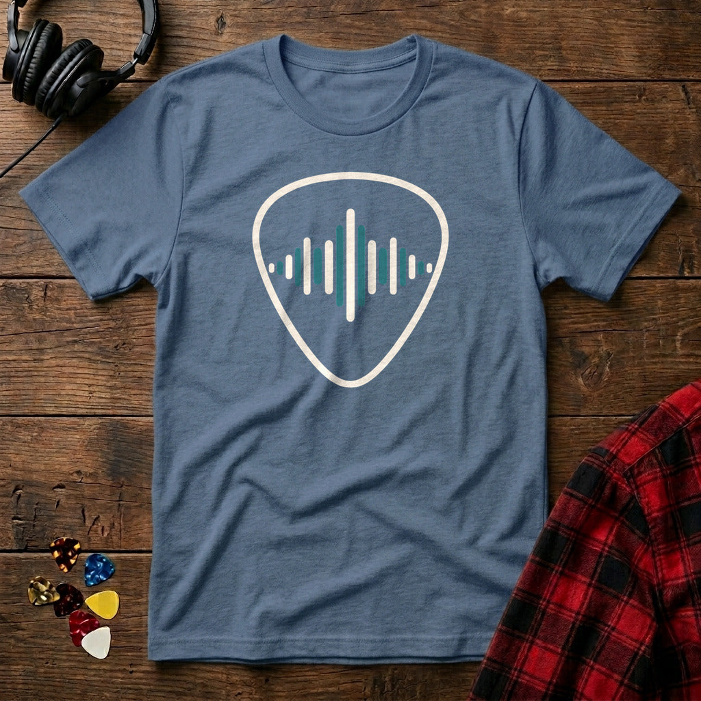 Pick Waveform T-Shirt - Heather Indigo