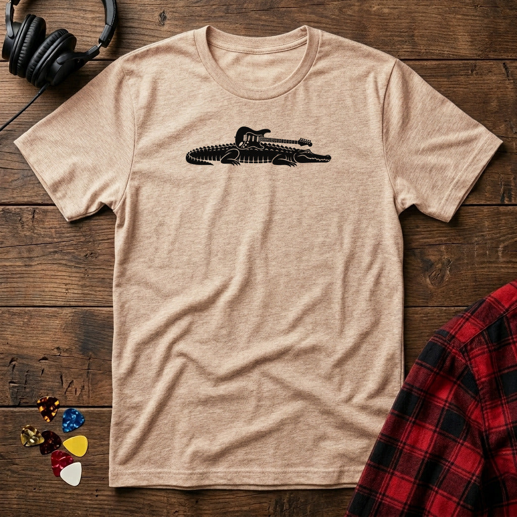 Gator Electric Guitar T-Shirt - Natural