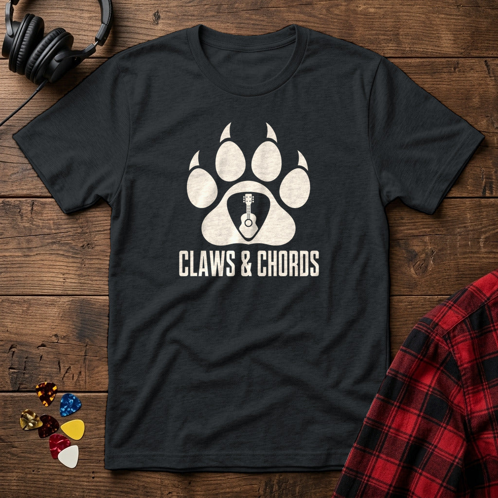 Claws and Chords T-Shirt - Black