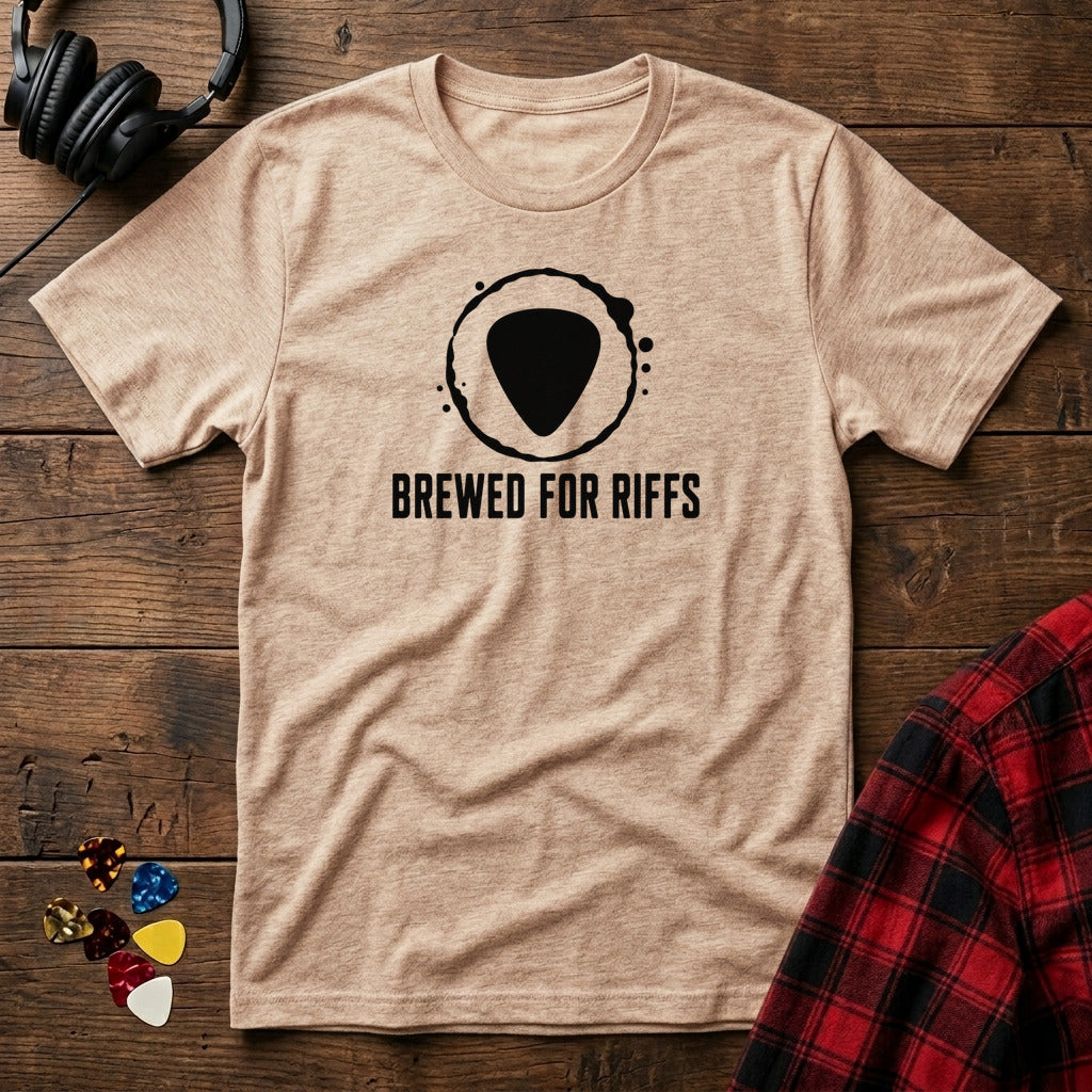 Brewed for Riffs T-Shirt - Natural