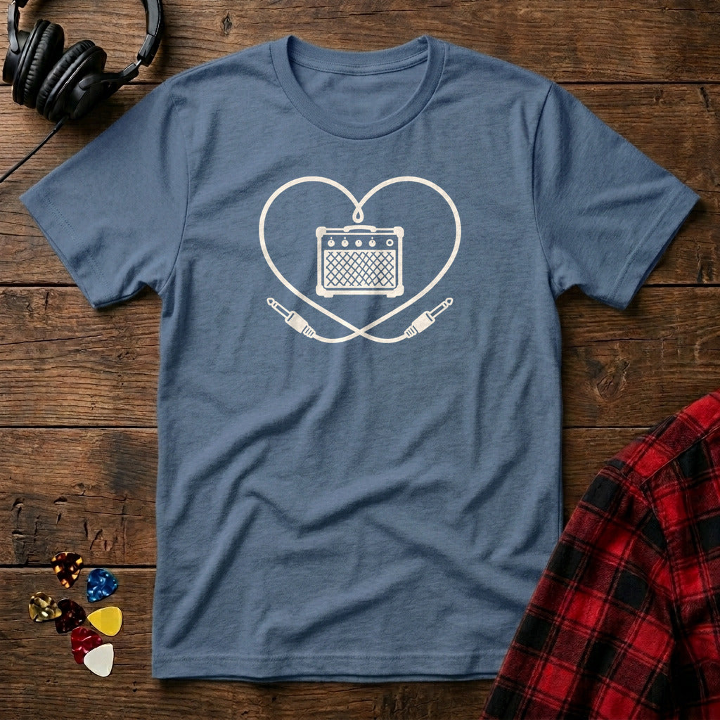 Love Your Amp T-Shirt - Heather Indigo