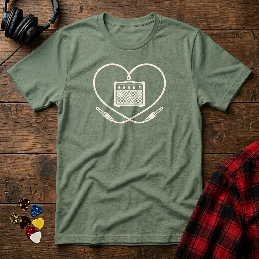 Love Your Amp T-Shirt - Military Green