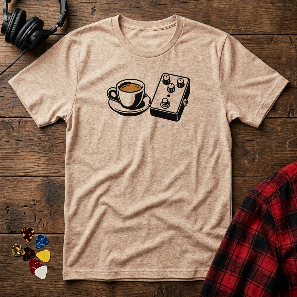 Espresso and Pedal T-Shirt - Natural
