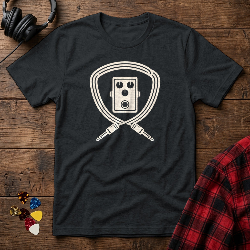 Pedal and Patch Cables T-Shirt - Black